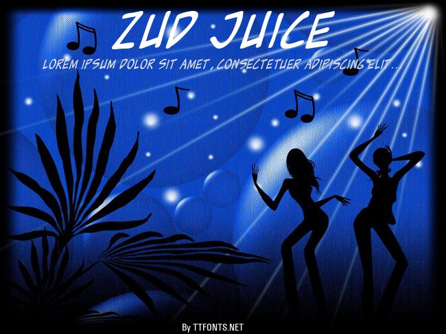 Zud Juice example